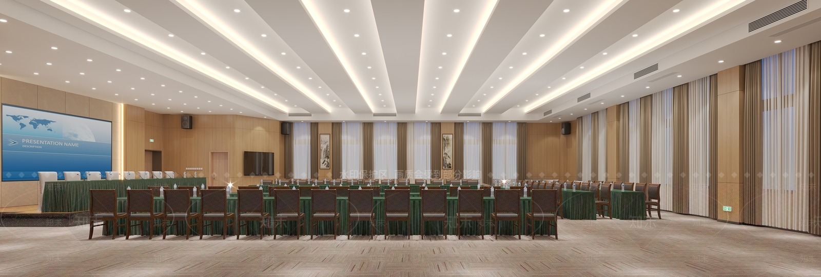 现代报告厅3D模型下载【ID:1101231188】