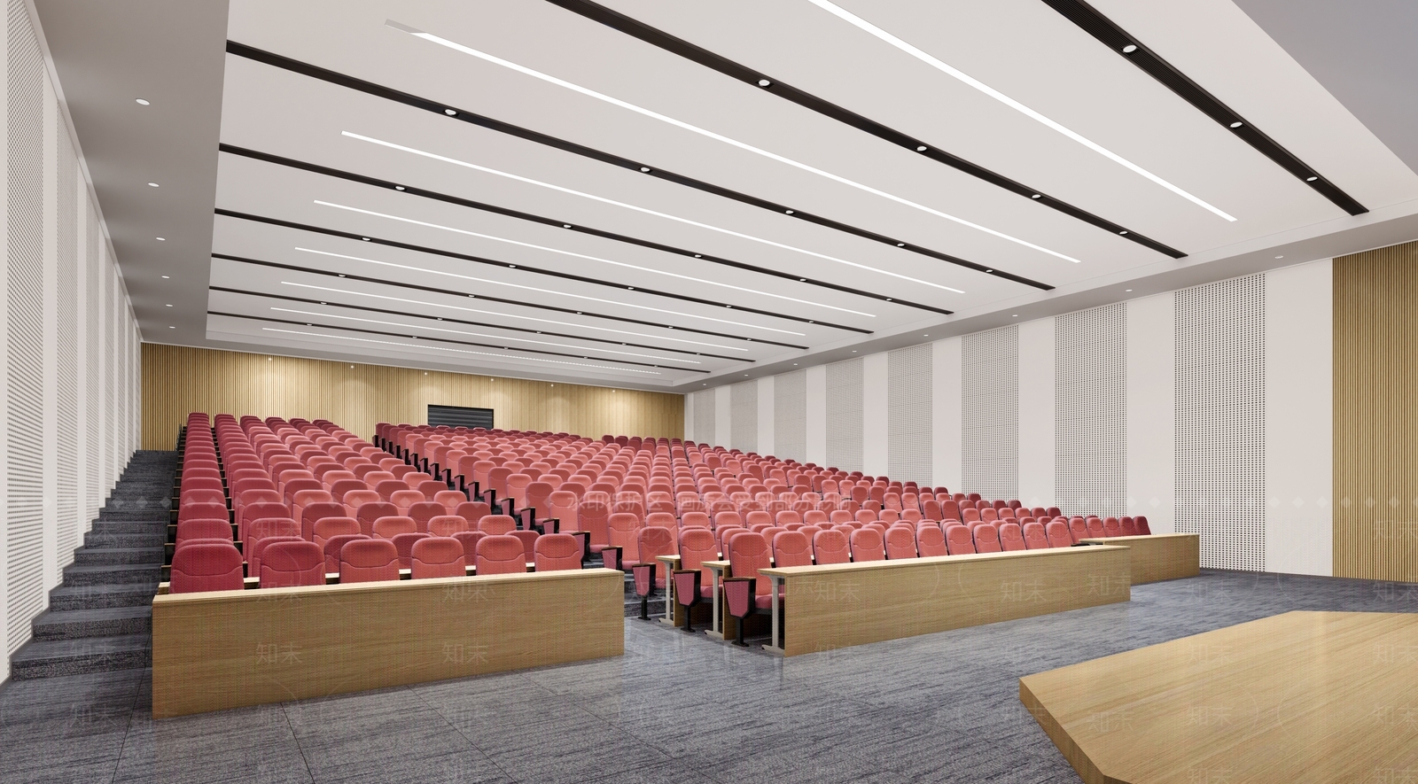 现代报告厅3D模型下载【ID:1101254091】