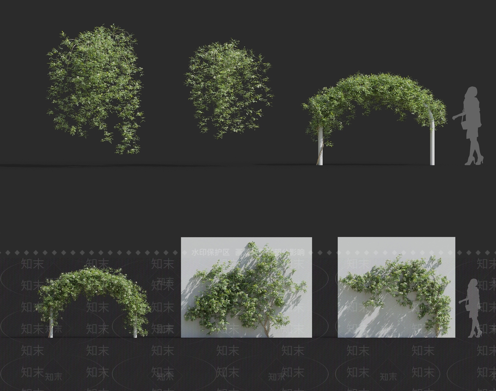 现代爬山虎3D模型下载【ID:1101276104】