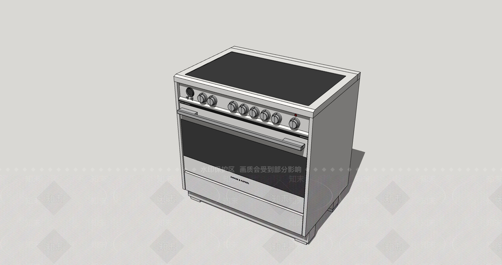 现代灶台SU模型下载【ID:1101282015】