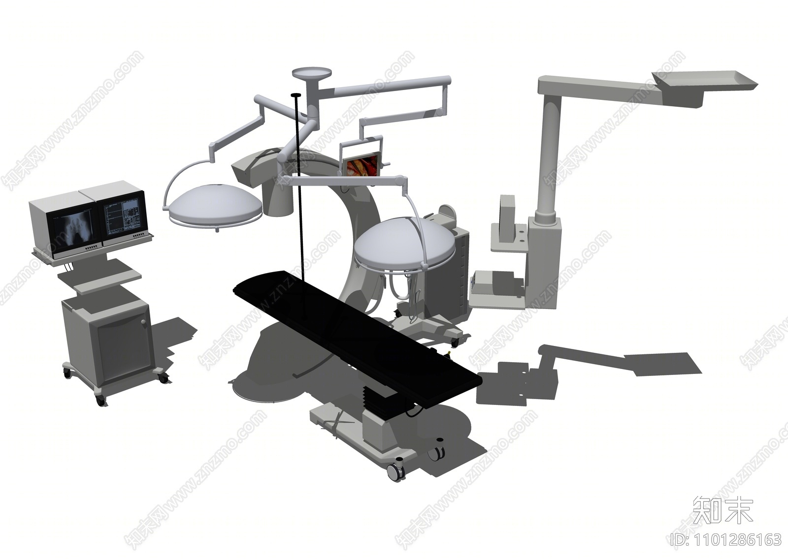 现代医疗器材SU模型下载【ID:1101286163】