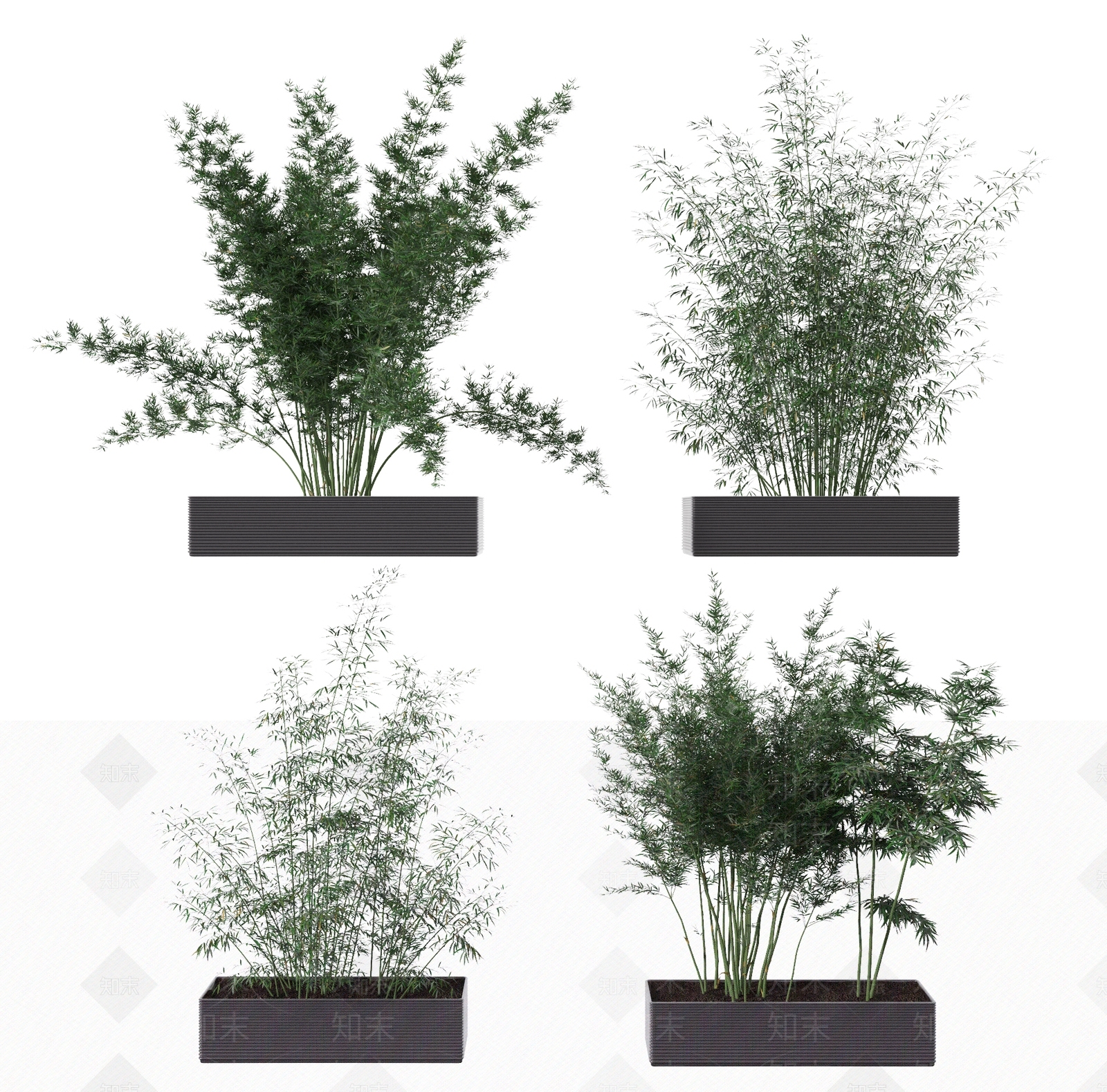 现代竹子3D模型下载【ID:1101325799】
