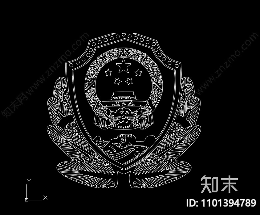 警微logo图块cad施工图下载【ID:1101394789】