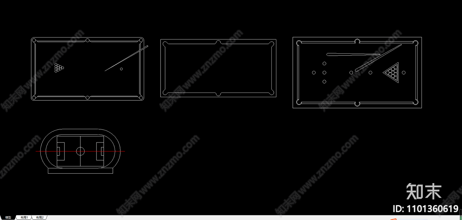 体育用具施工图下载【ID:1101360619】