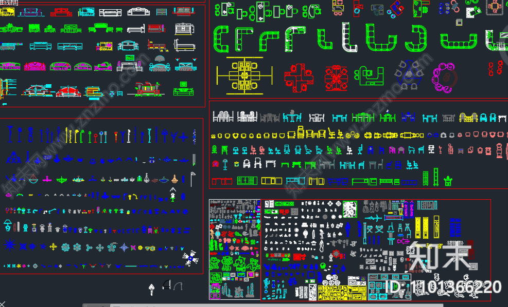 CAD图库cad施工图下载【ID:1101366220】