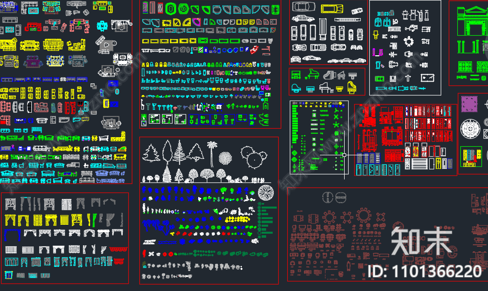 CAD图库cad施工图下载【ID:1101366220】