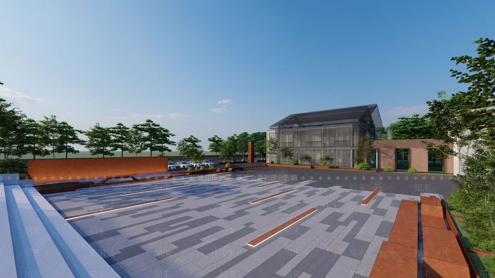 现代社区活动中心SU模型下载【ID:1101407489】