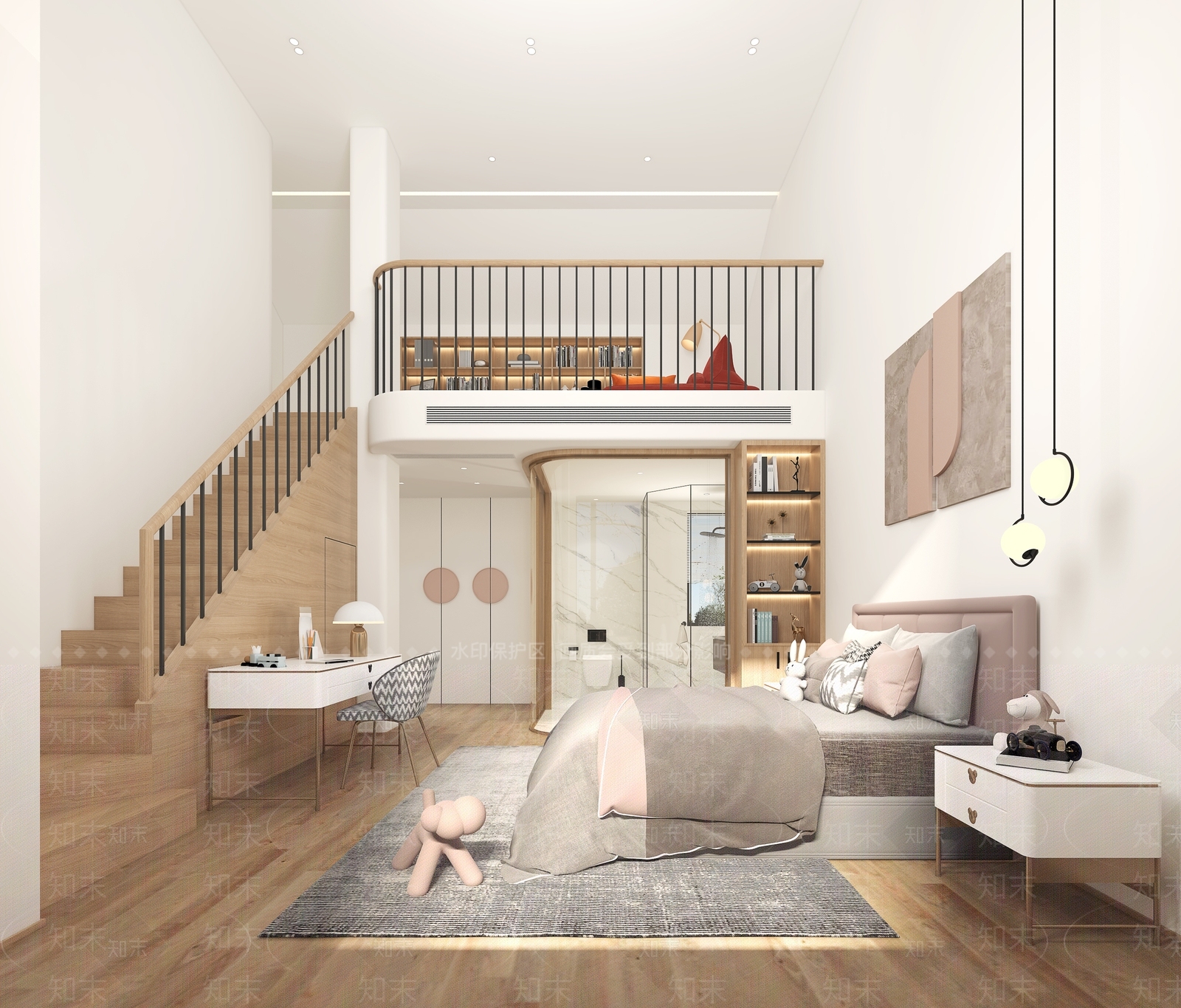 现代单身公寓3D模型下载【ID:1101425808】