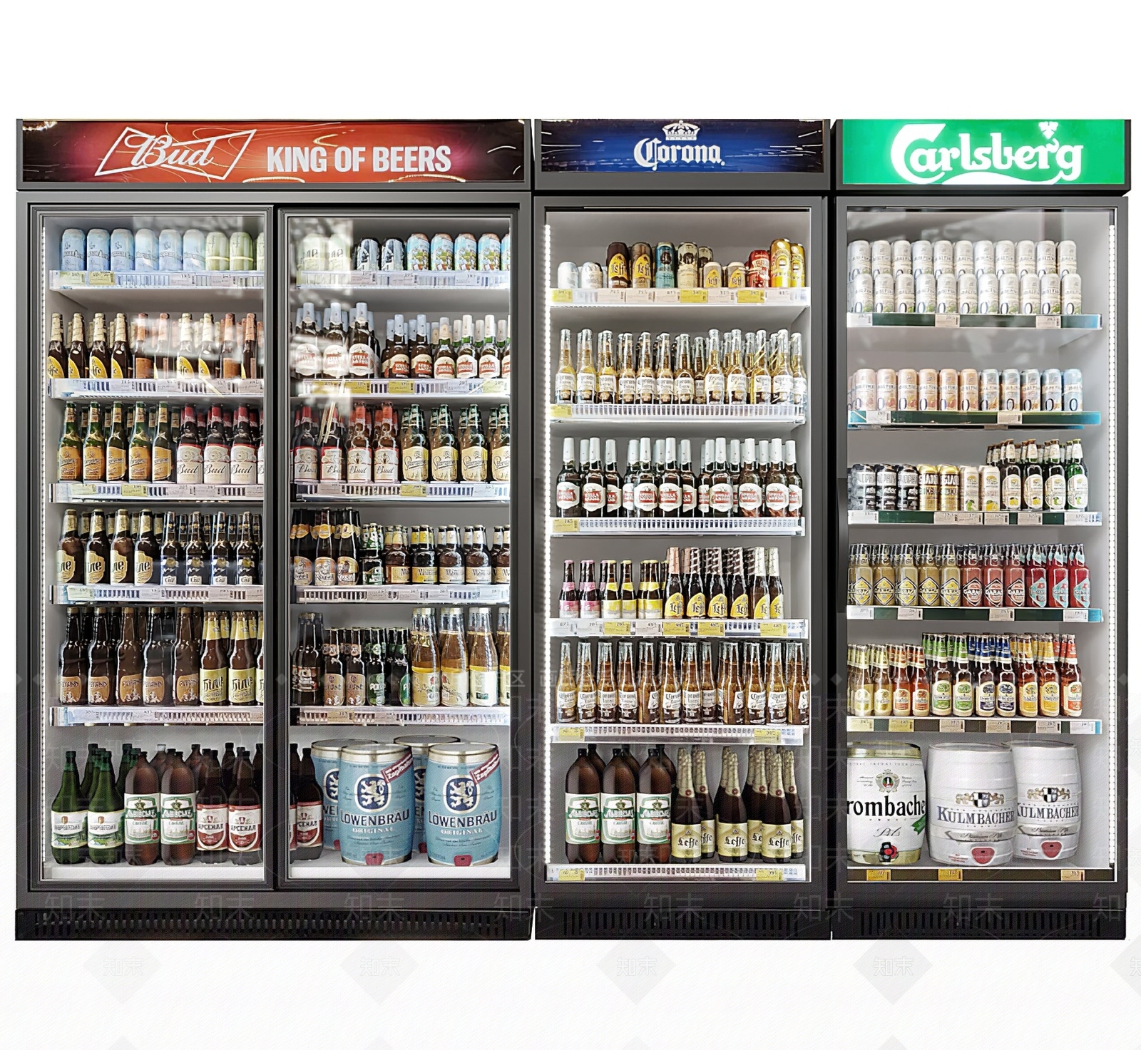 现代冷藏柜SU模型下载【ID:1101428222】