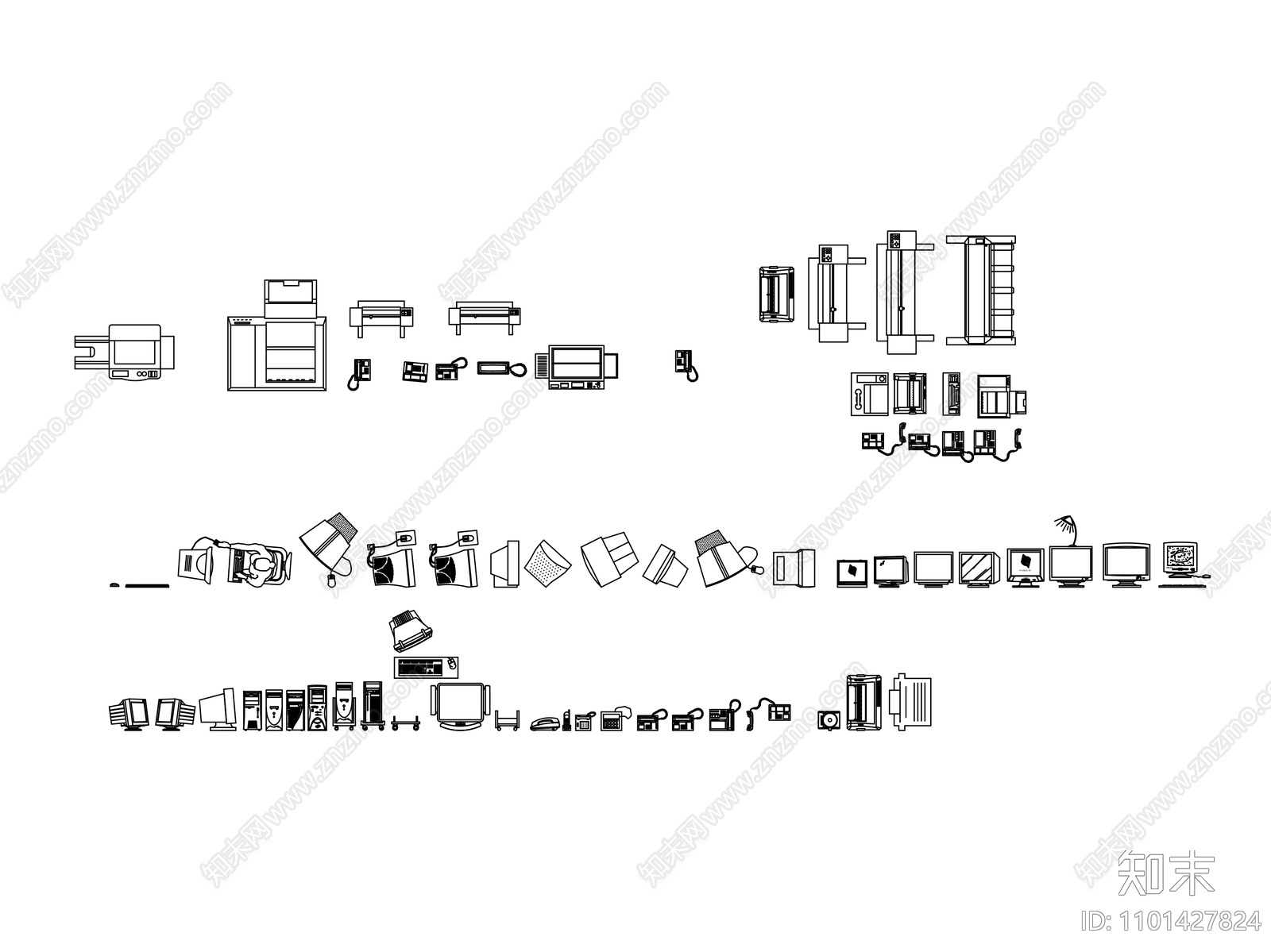 办公用品施工图下载【ID:1101427824】