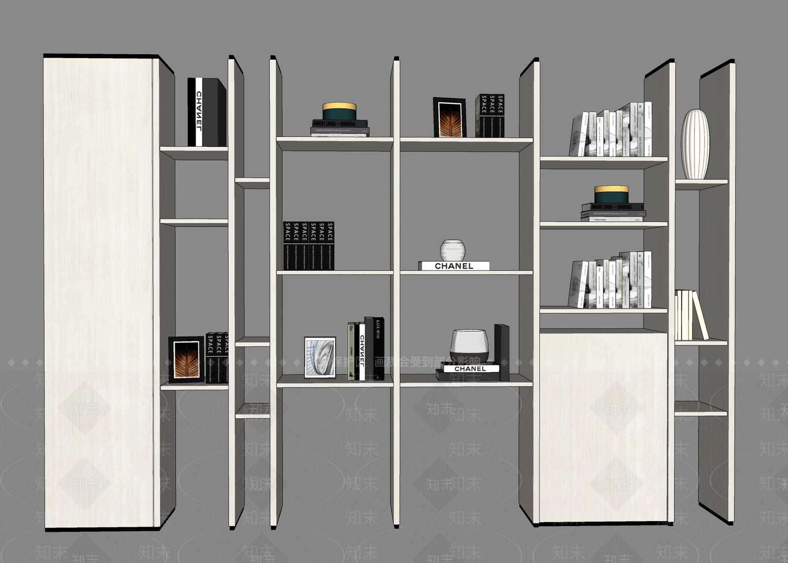 现代展示架SU模型下载【ID:1101444849】