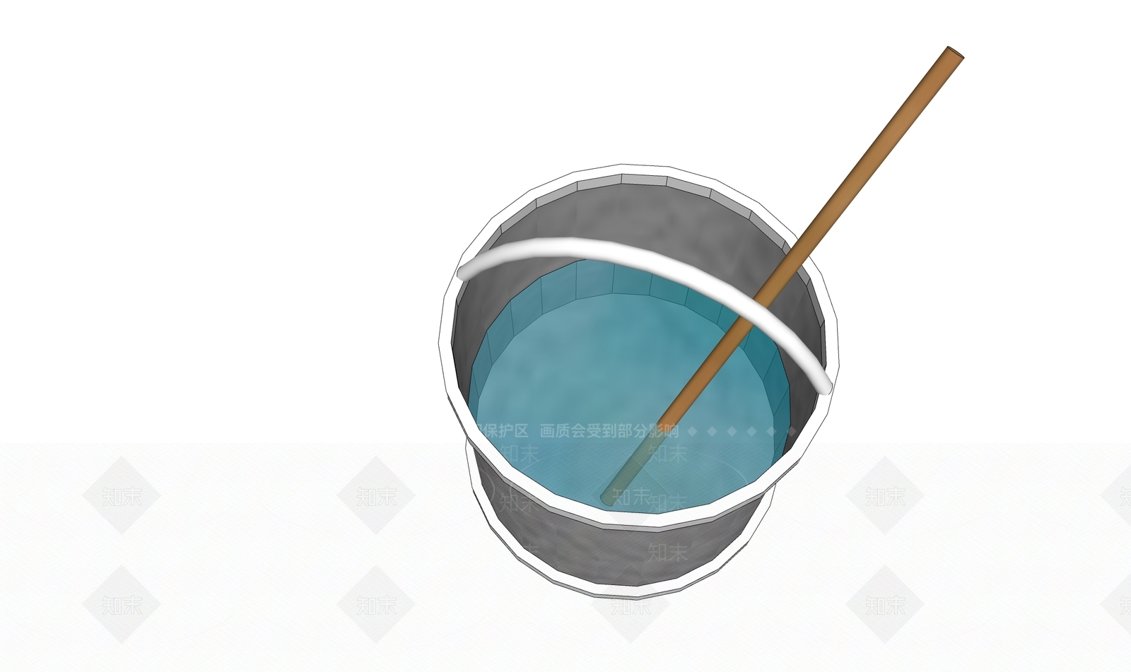 现代颜料桶SU模型下载【ID:1101448947】