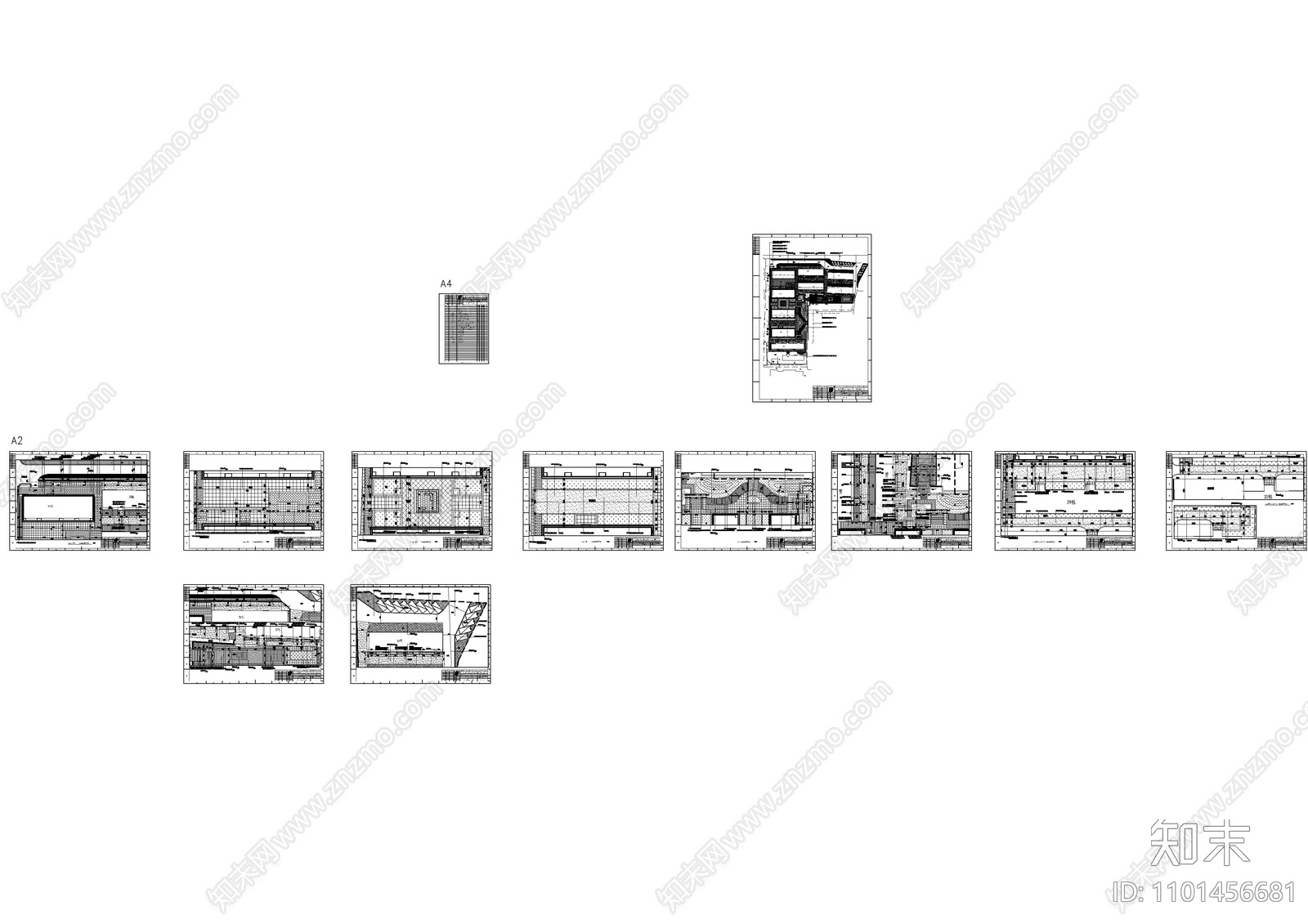园建铺地平面施工图施工图下载【ID:1101456681】
