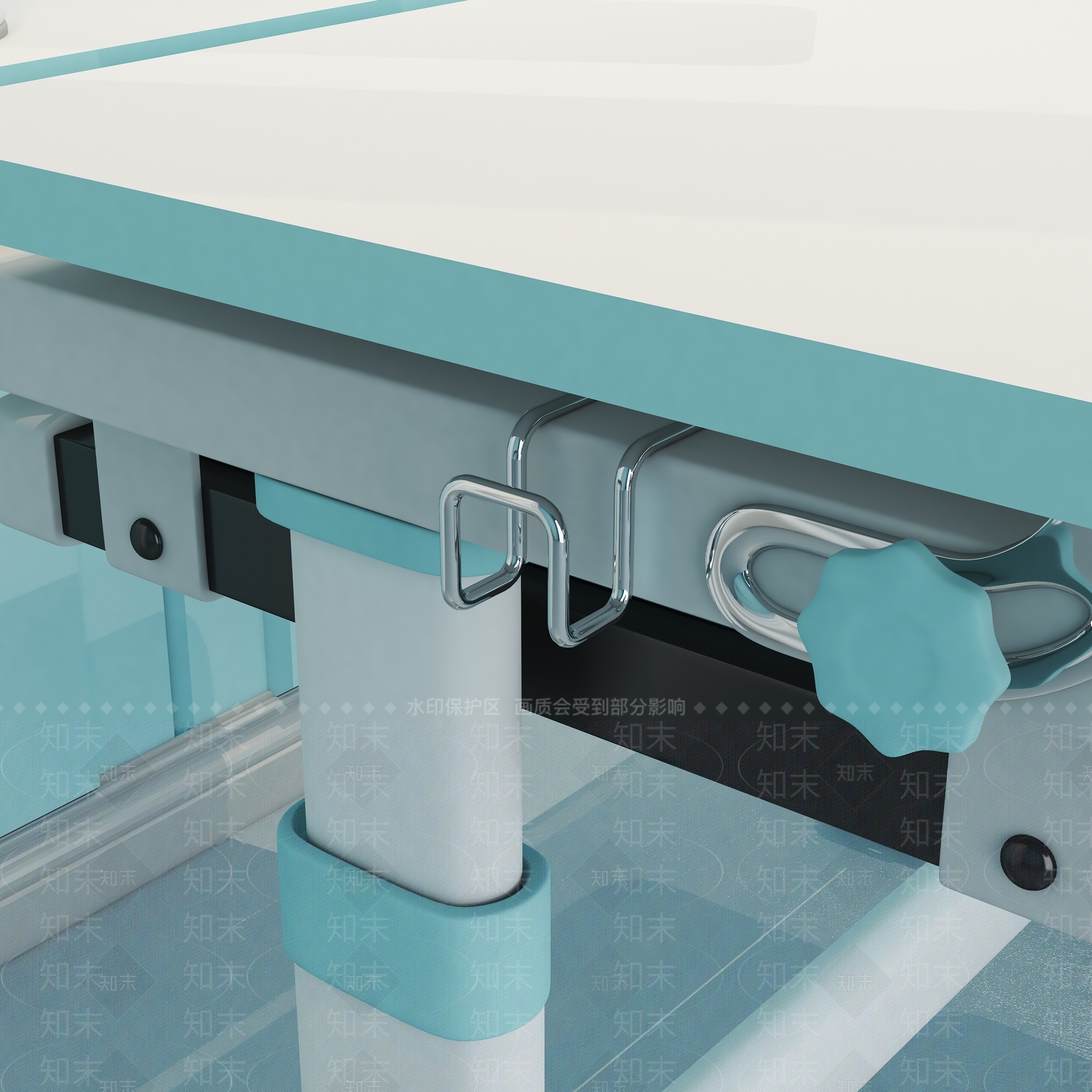 现代儿童桌椅组合3D模型下载【ID:1101462595】