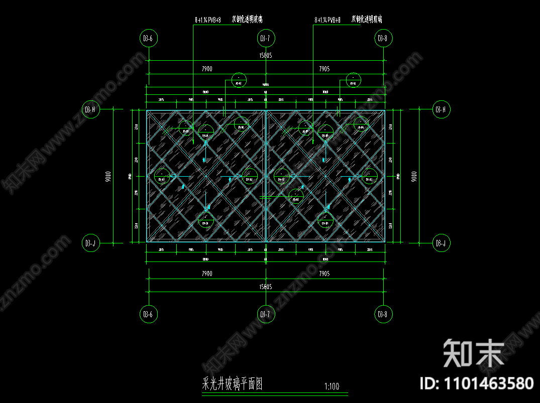 5个采光井构造节点施工图下载