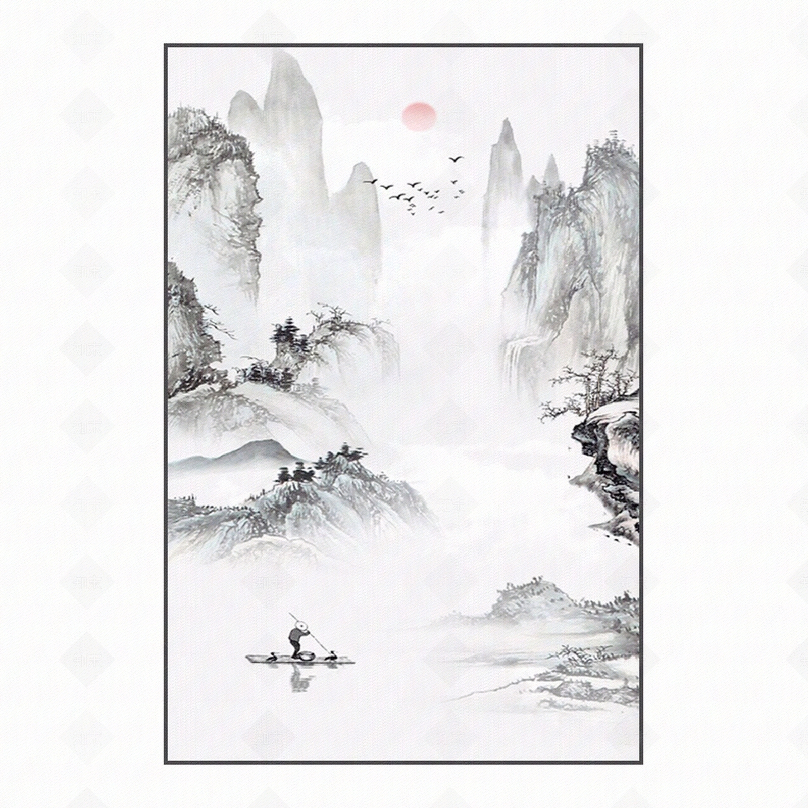 山水画贴图材质精品下载_VRay贴图_知末网