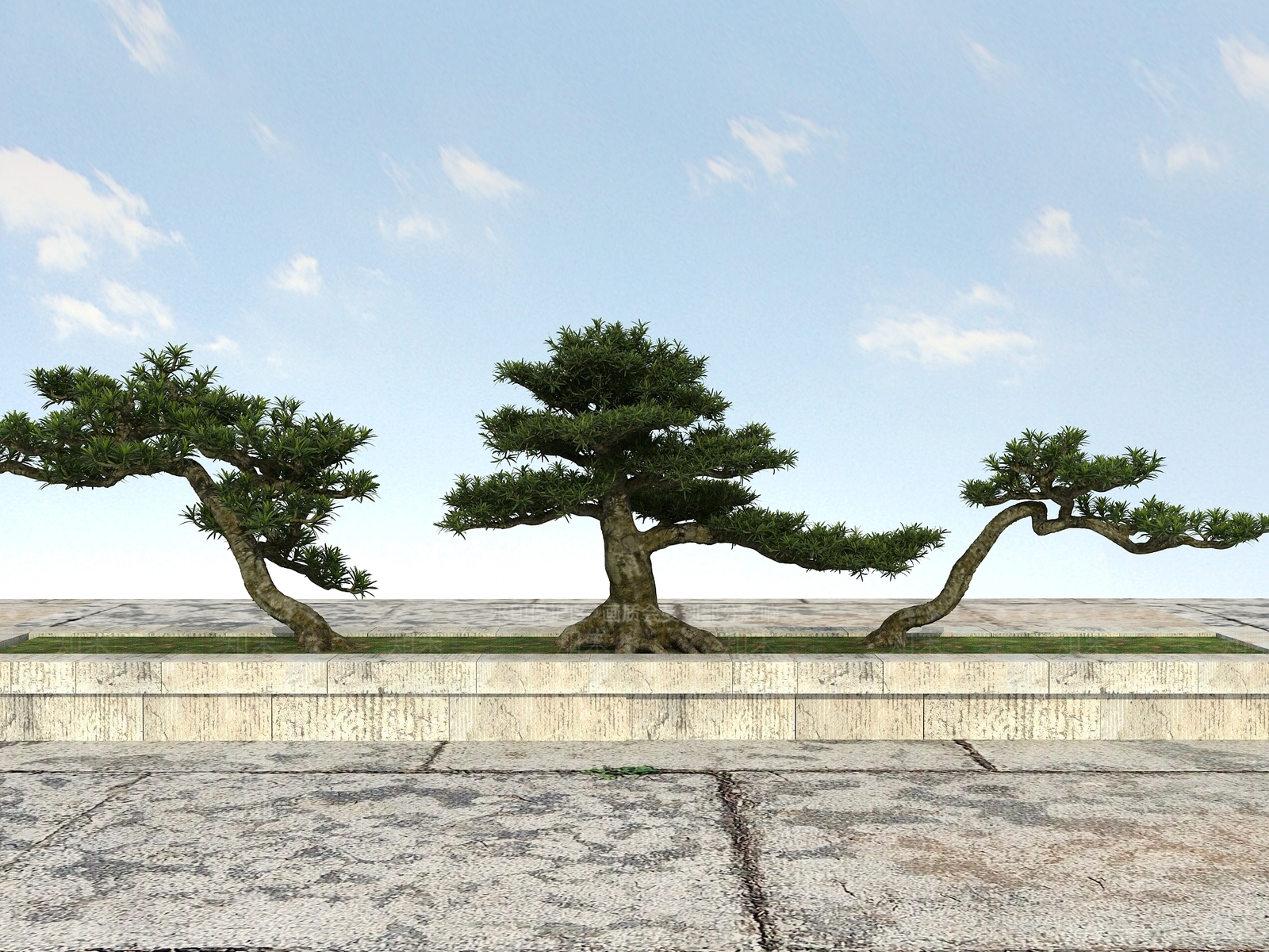 现代树木3D模型下载【ID:1101487864】
