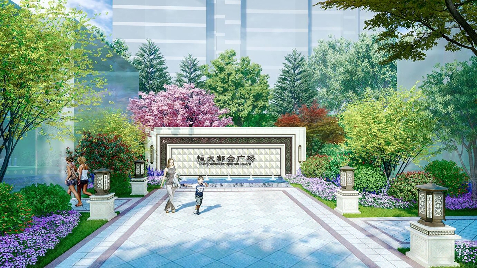 欧式售楼处SU模型下载【ID:1104850559】