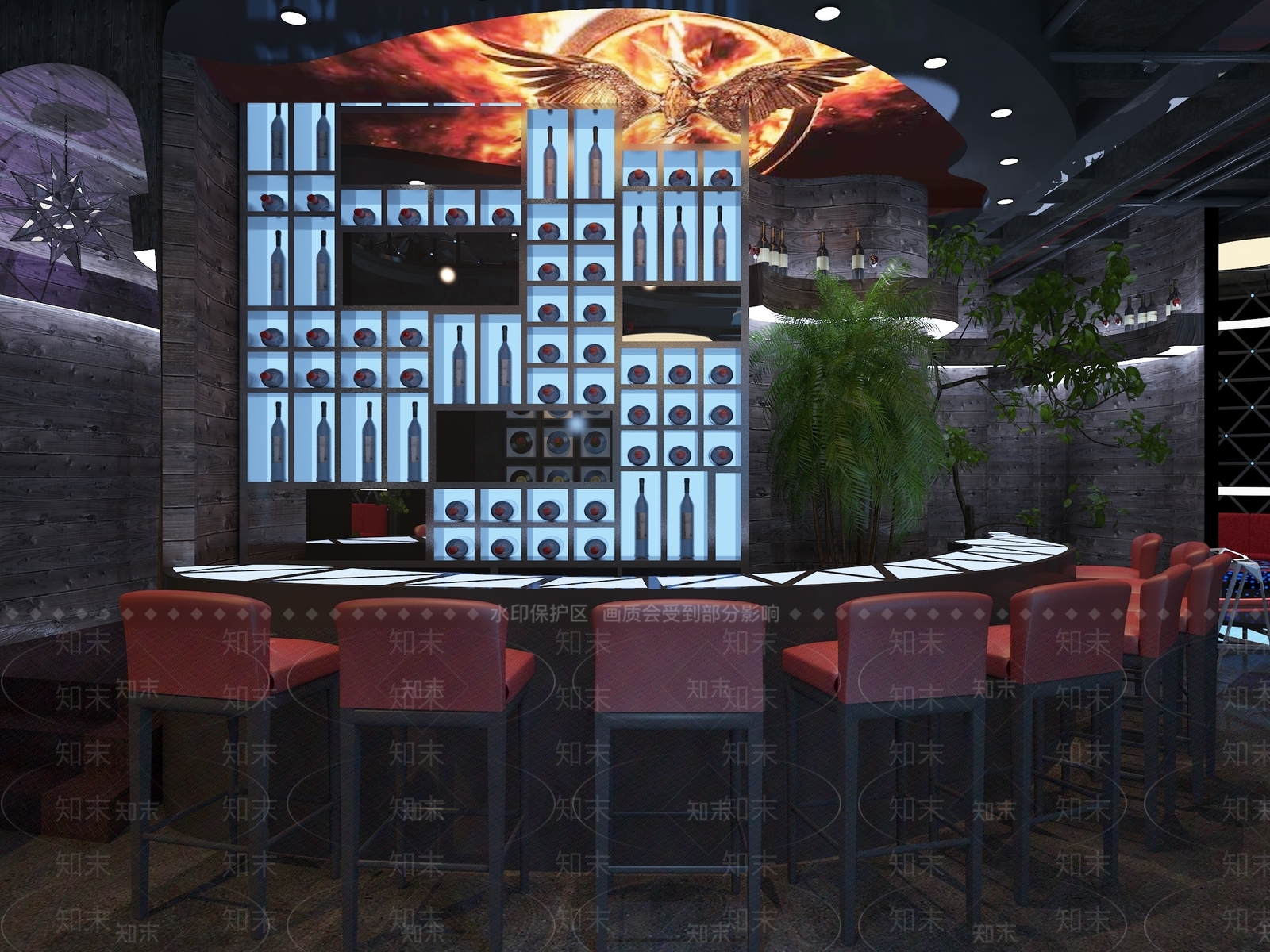 现代酒吧3D模型下载【ID:1101514594】