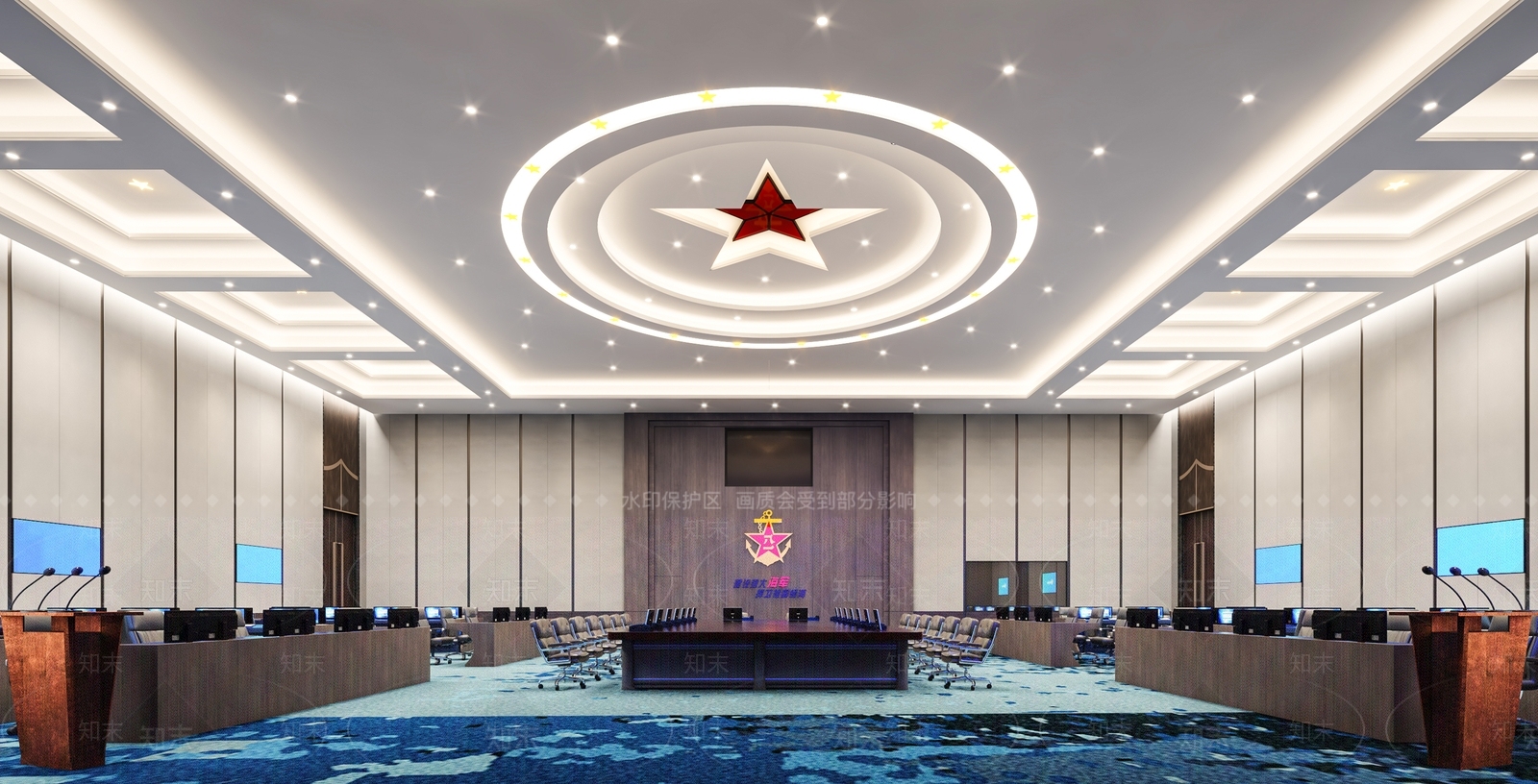 现代报告厅3D模型下载【ID:1101524623】