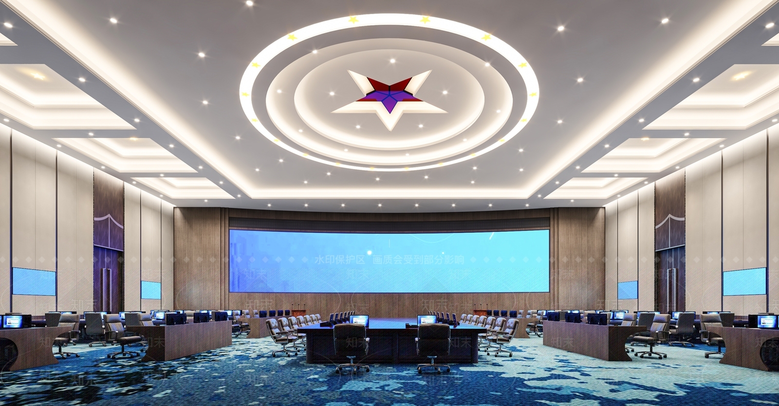 现代报告厅3D模型下载【ID:1101524623】