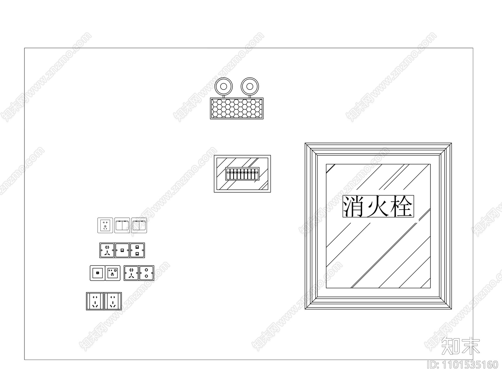 消防栓施工图下载【ID:1101535160】