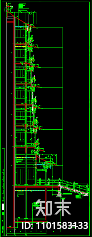 中式仿古佛塔建筑施工图施工图下载【ID:1101583133】