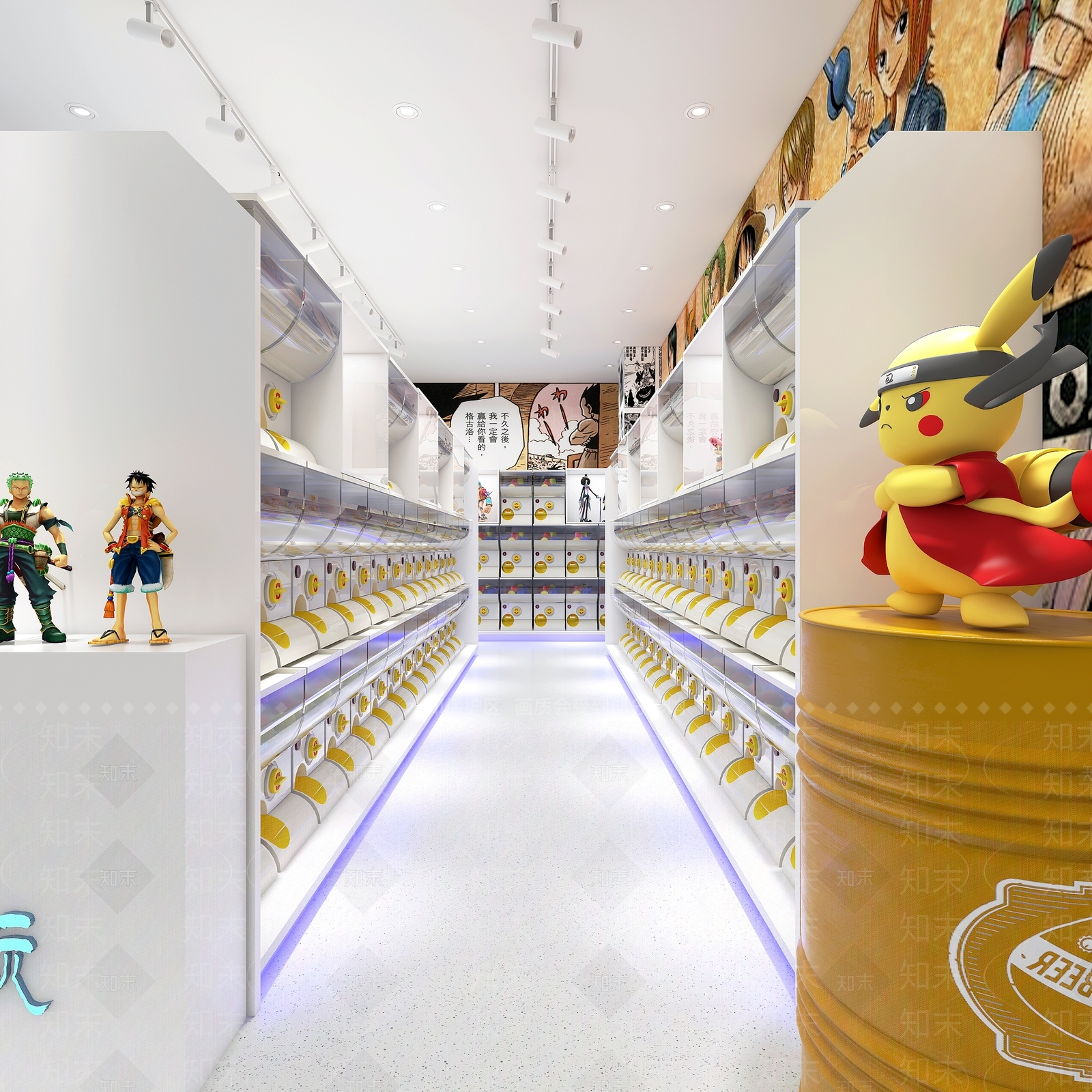 现代玩具礼品店3D模型下载【ID:1101546797】