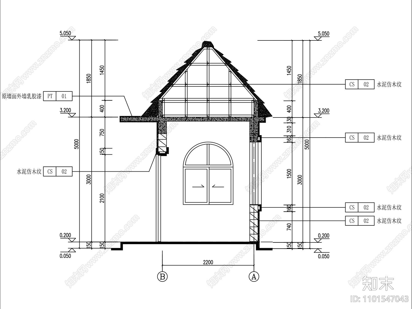 童话王国小木屋施工图下载【ID:1101547043】