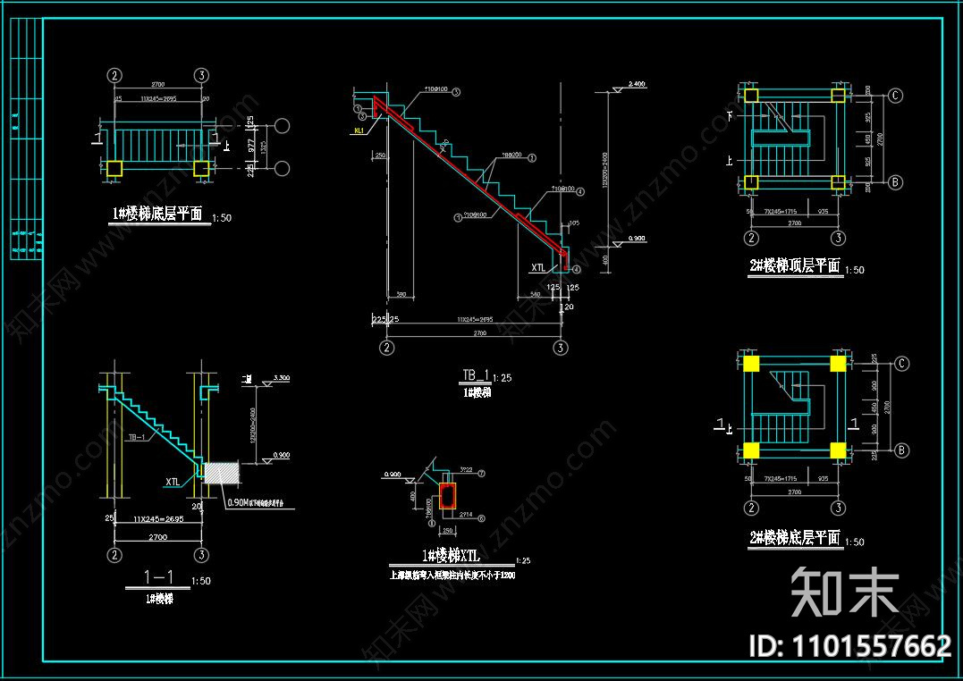 中式了望塔全套cad施工图下载【ID:1101557662】