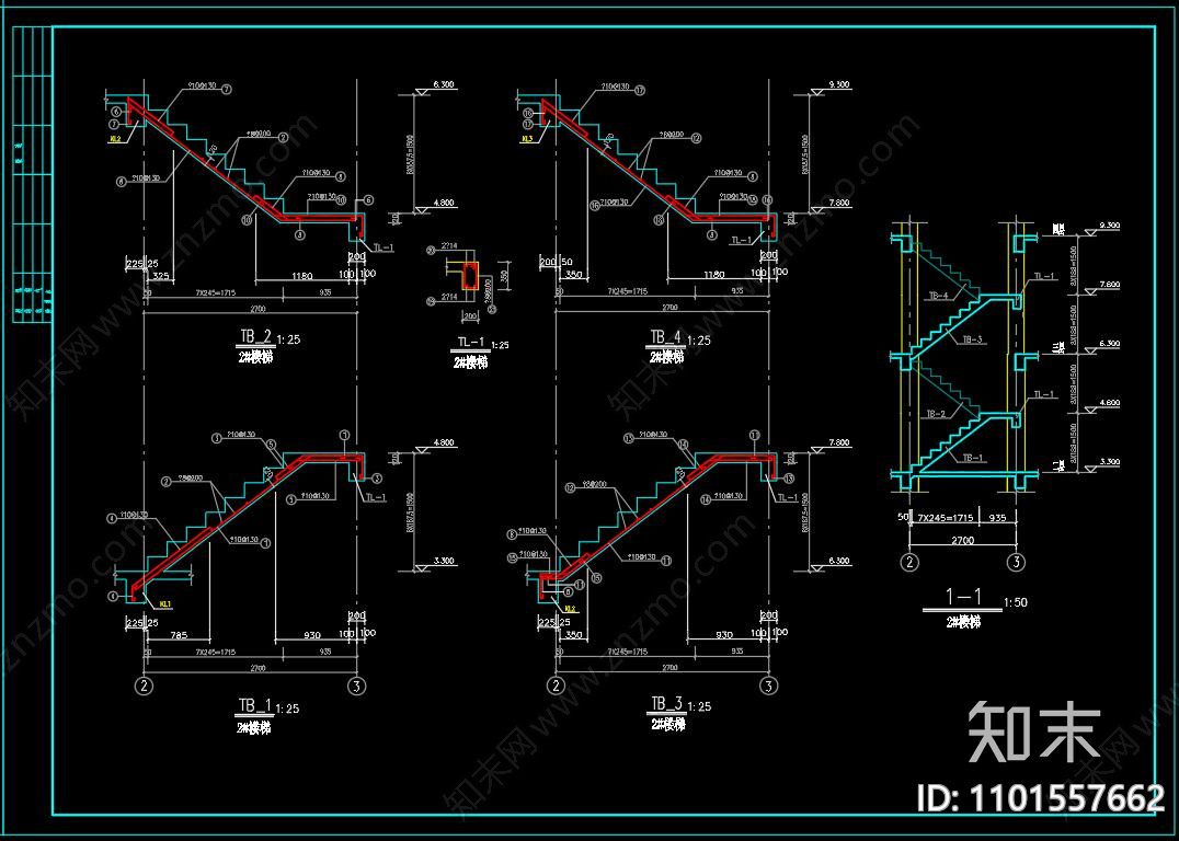 中式了望塔全套cad施工图下载【ID:1101557662】