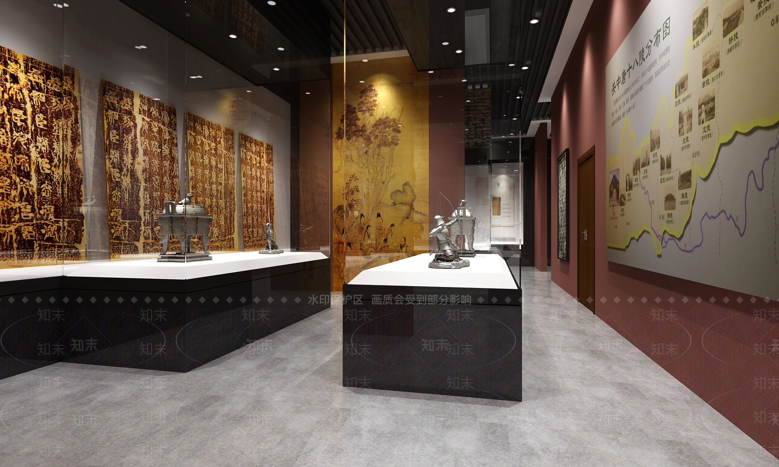 新中式博物馆3D模型下载【ID:1101639891】