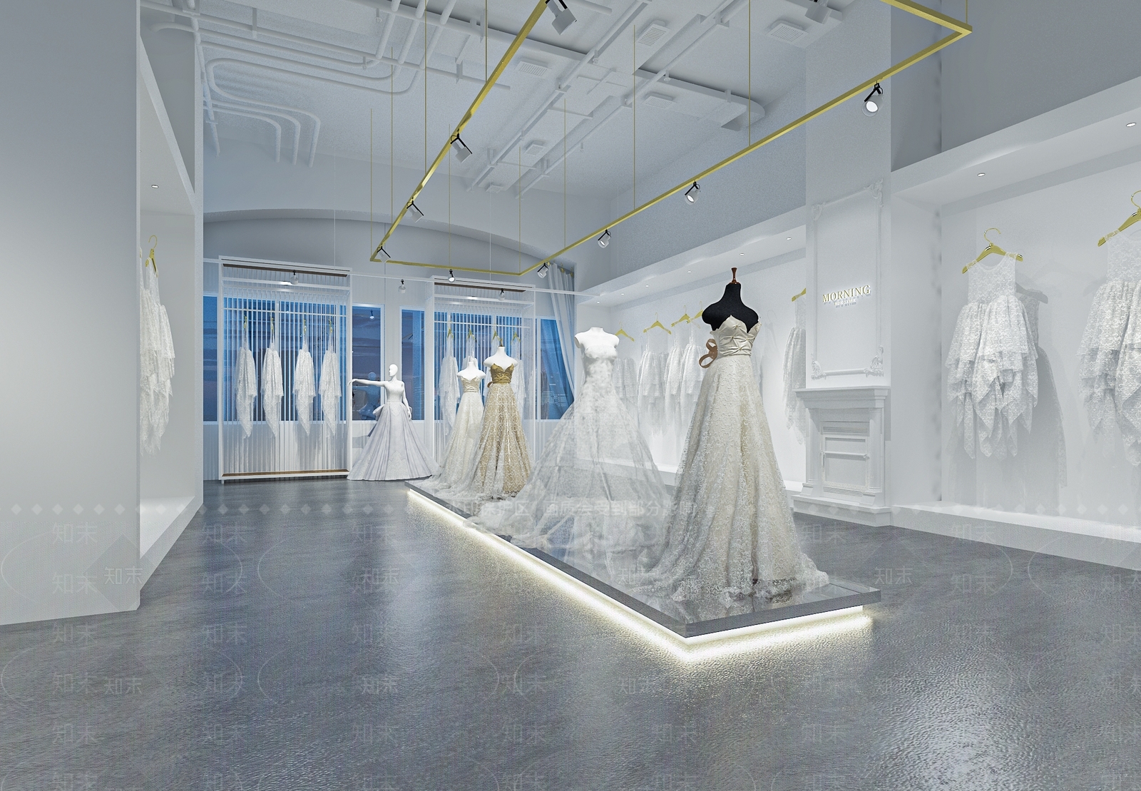 现代婚纱摄影店SU模型下载【ID:1101581244】