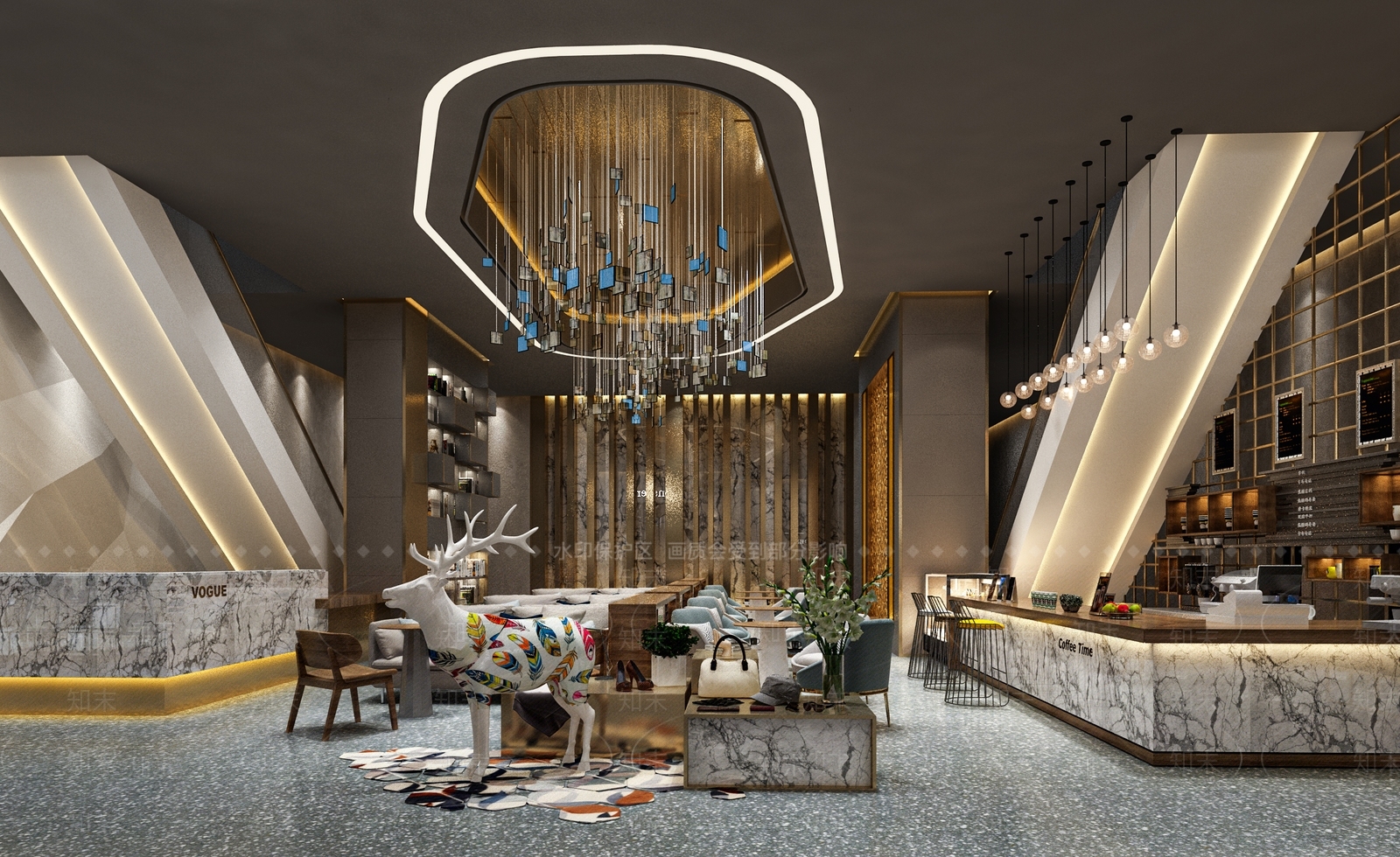 现代婚纱摄影店SU模型下载【ID:1101581331】