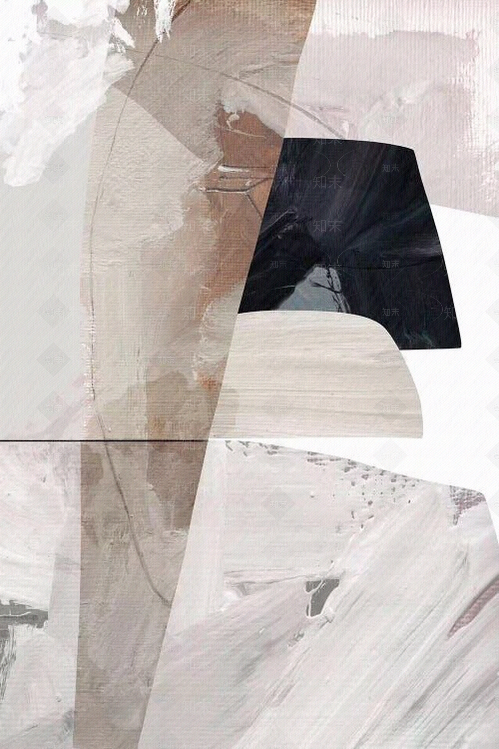 高清油画抽象装饰画贴图下载【ID:1101583596】