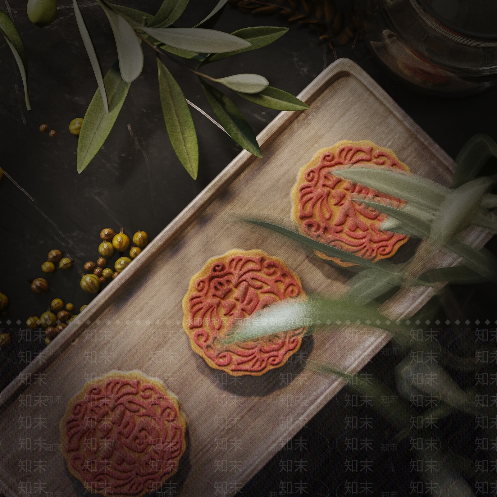 现代月饼3D模型下载【ID:1101597842】