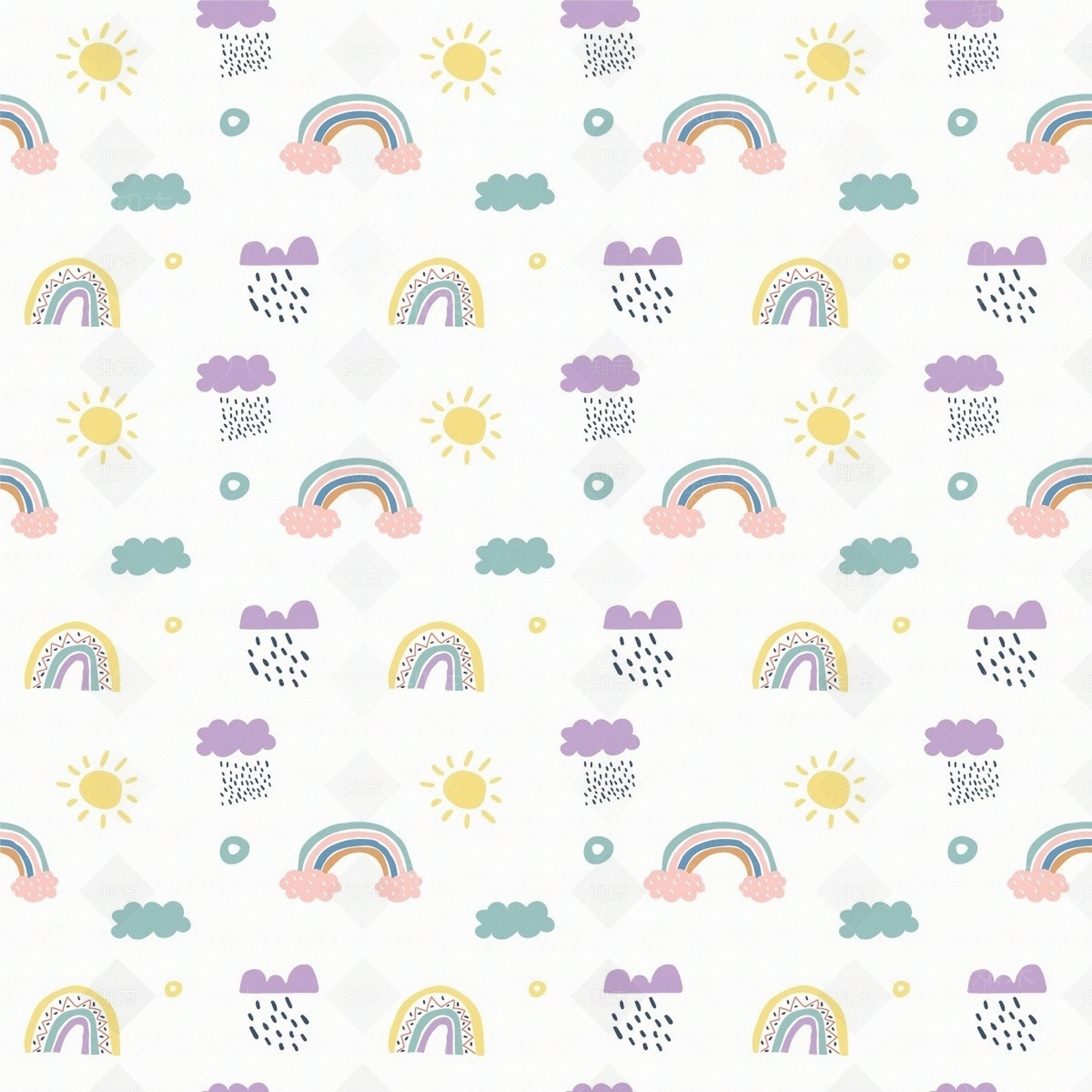 儿童房间壁纸贴图下载【ID:1101597455】