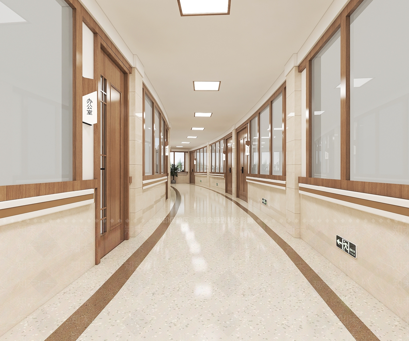 新中式医院3D模型下载【ID:1101598450】