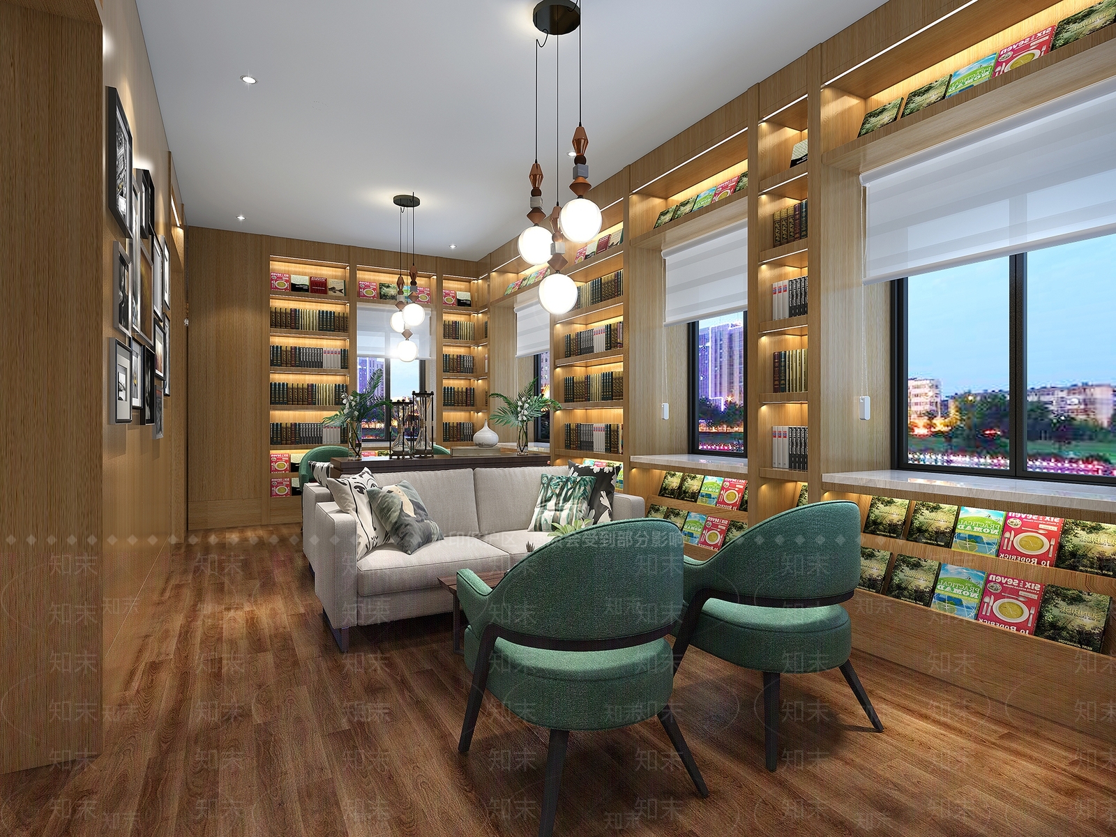 现代书店3D模型下载【ID:1101598802】