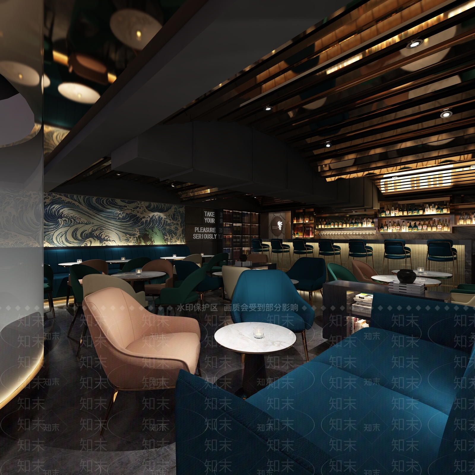 现代酒吧3D模型下载【ID:1101603597】