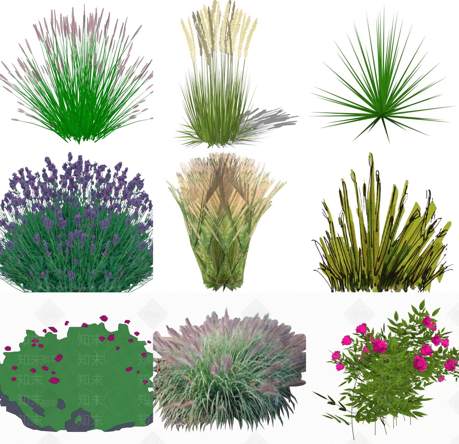 现代草堆SU模型下载【ID:1101611815】