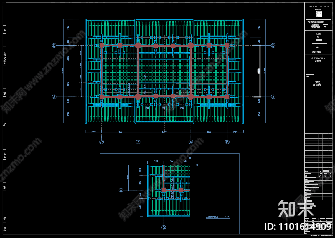 中式古建筑山门寺庙cad施工图下载【ID:1101614909】