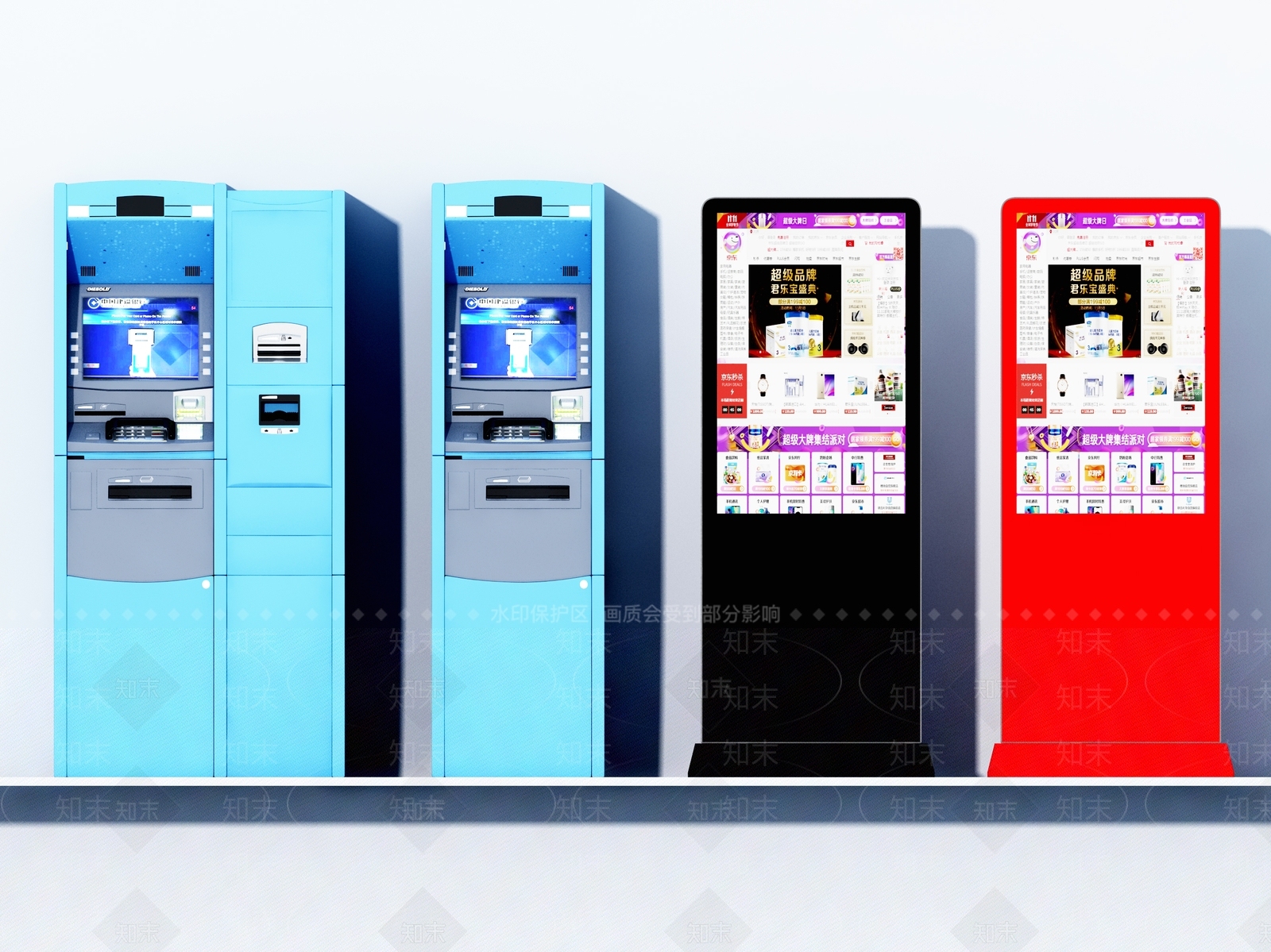 现代取票机3D模型下载【ID:1101654226】