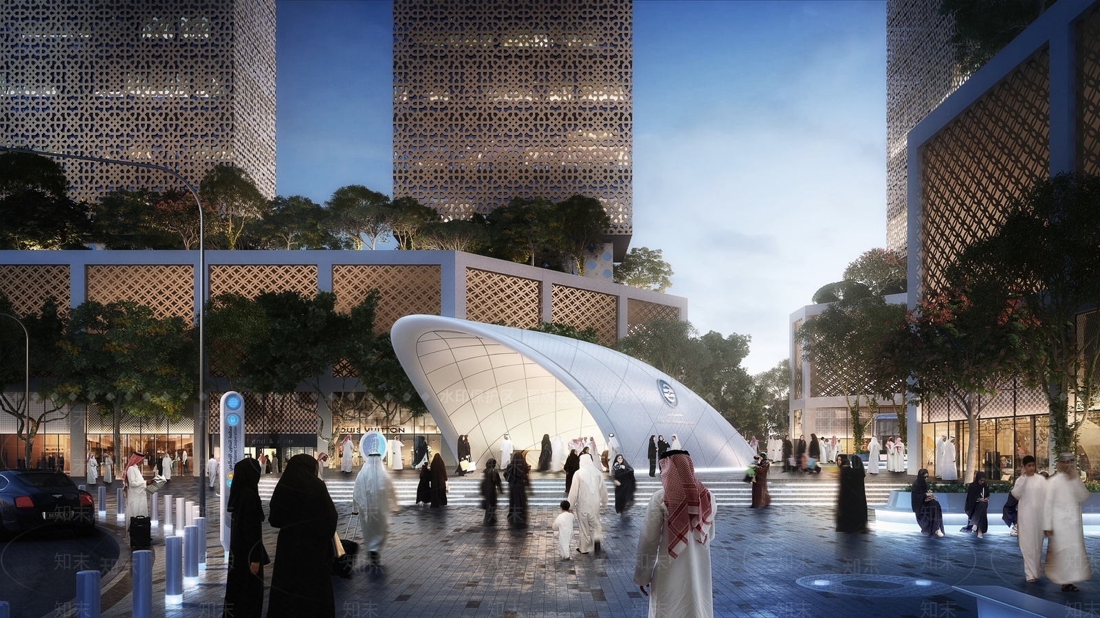 现代地铁口3D模型下载【ID:1101655129】