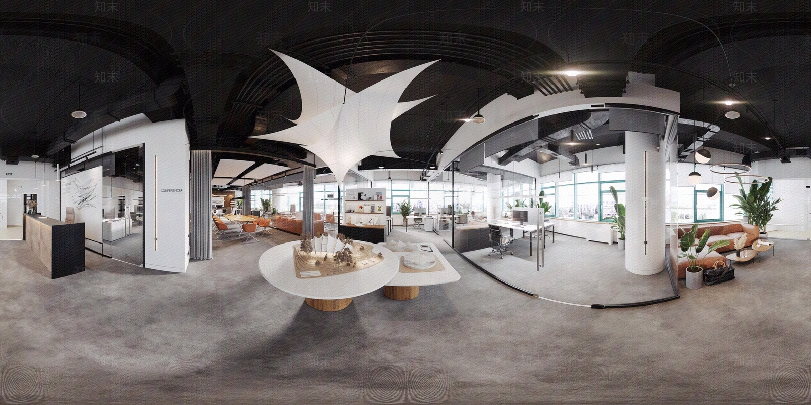 HDR建筑办公室全景贴图下载【ID:1101668084】