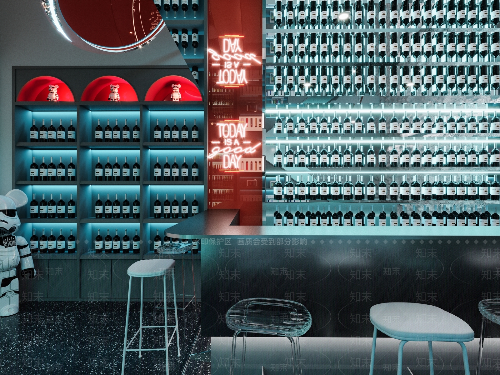 现代酒吧3D模型下载【ID:1101675302】