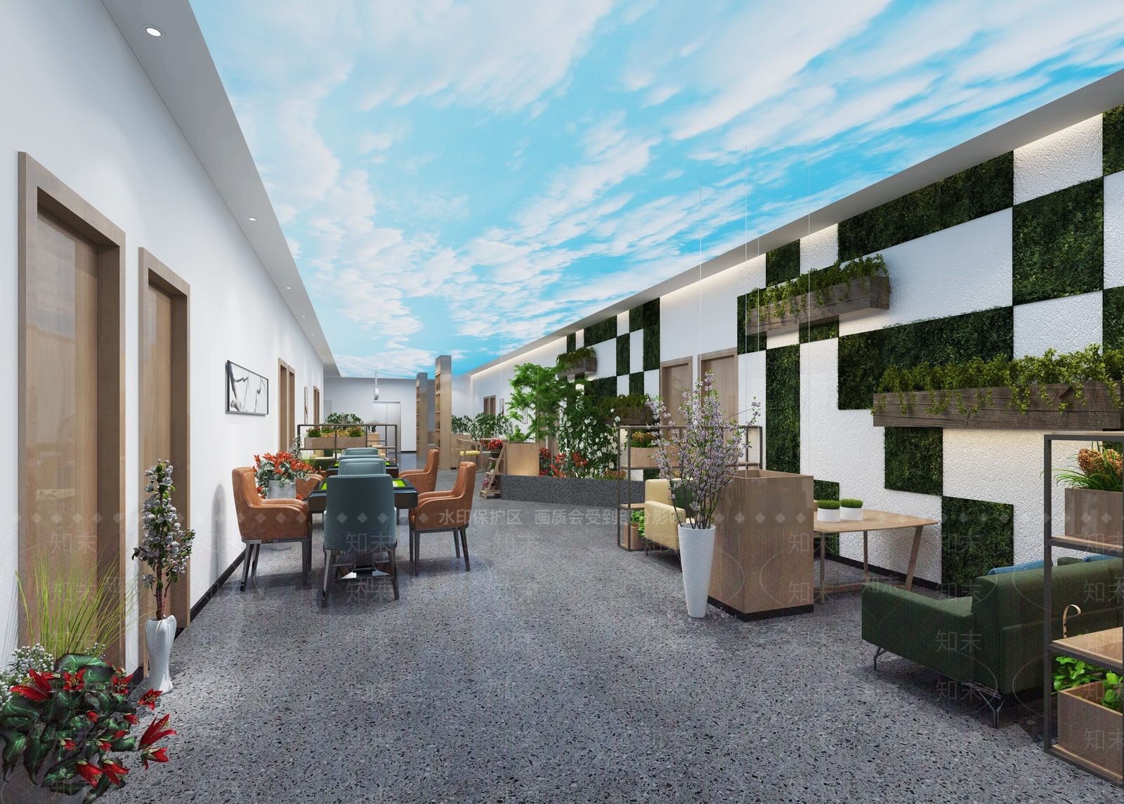现代活动中心3D模型下载【ID:1101771368】