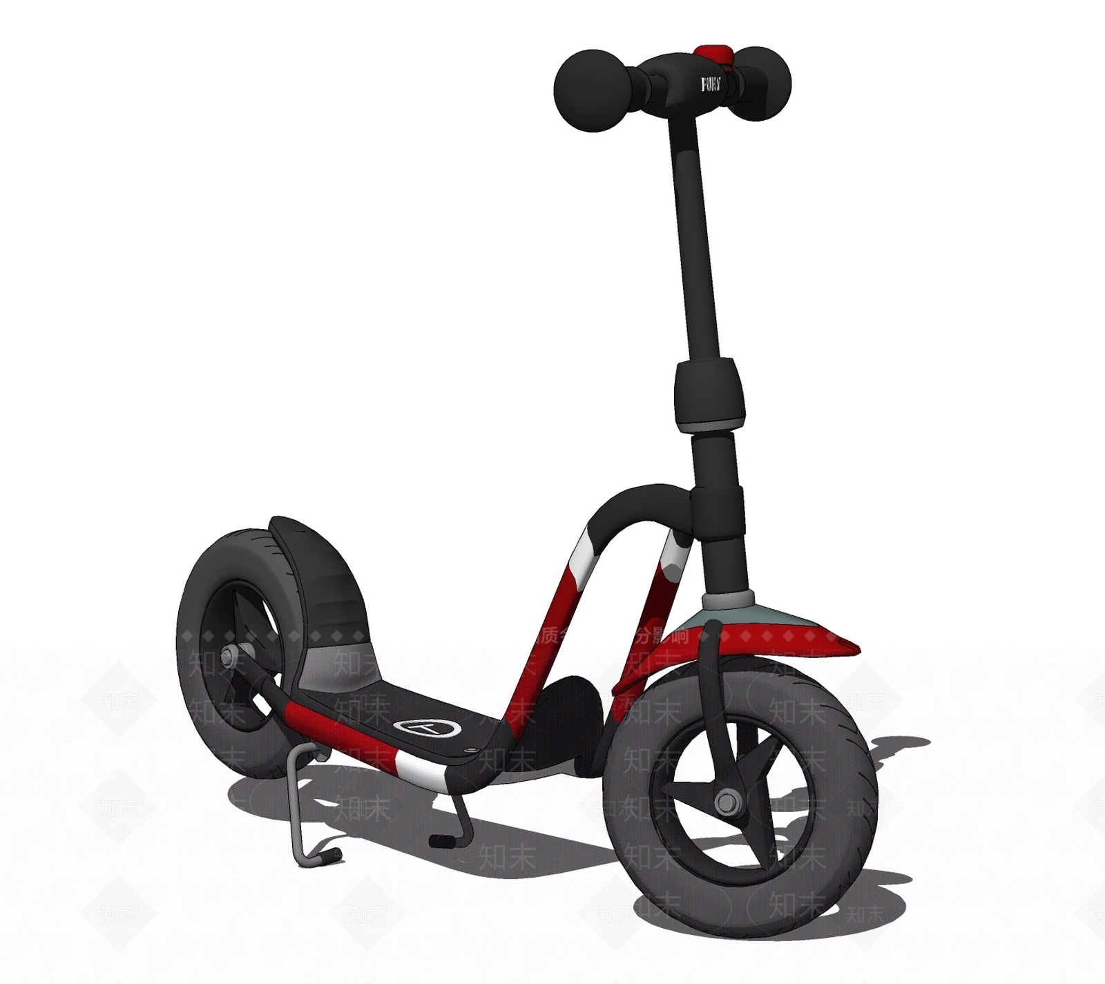 现代玩具滑板车SU模型下载【ID:1101684498】