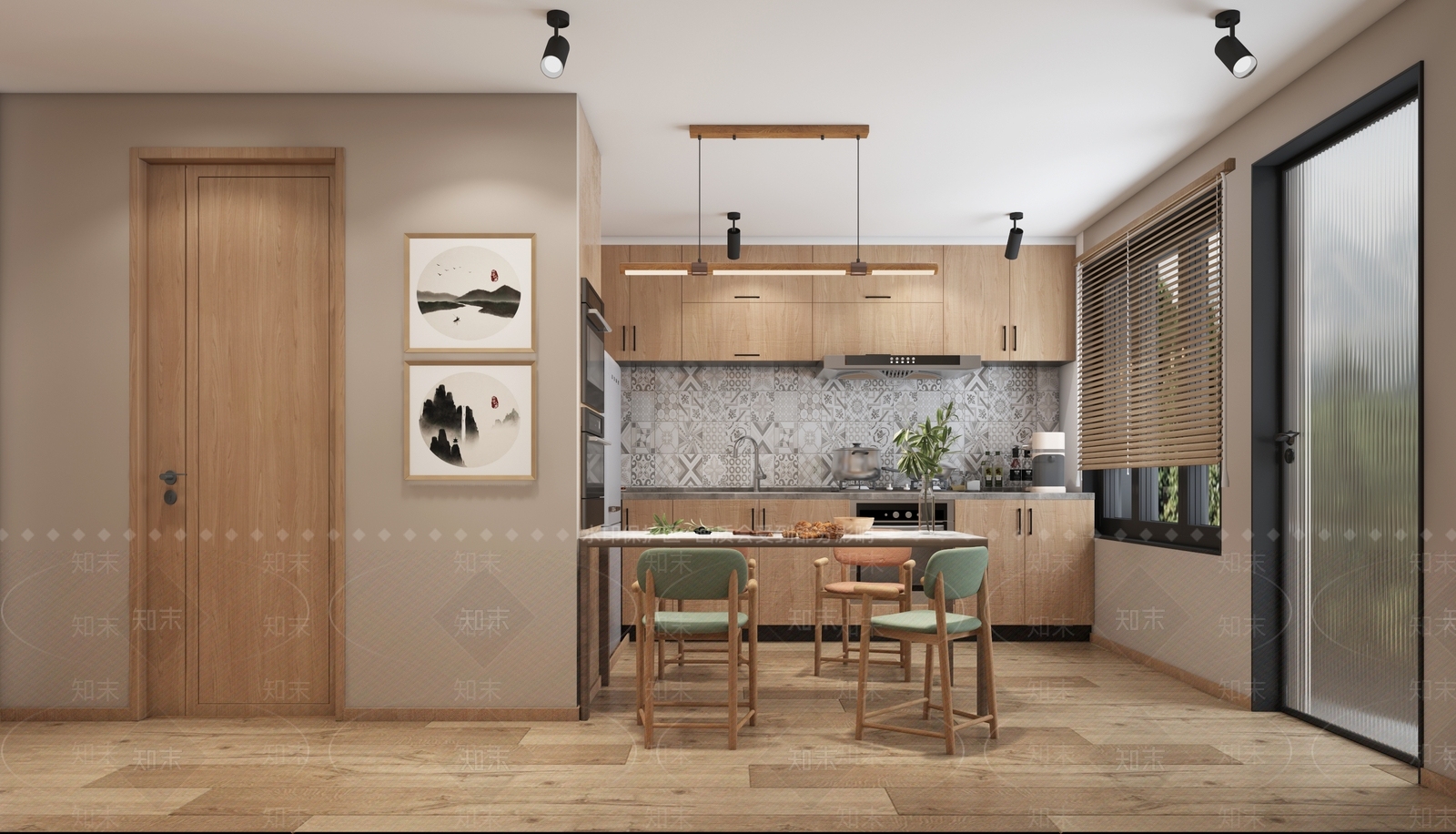 北欧单身公寓3D模型下载【ID:1101693842】