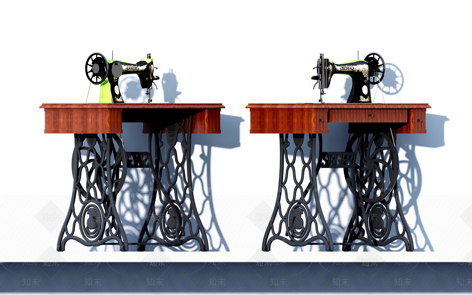 现代缝纫机3D模型下载【ID:1101714976】